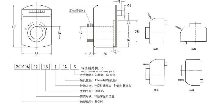 位置顯示器04系列