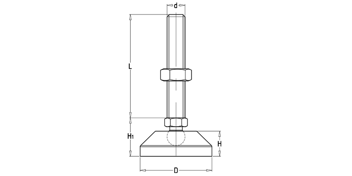 不銹鋼萬向調節(jié)支撐腳