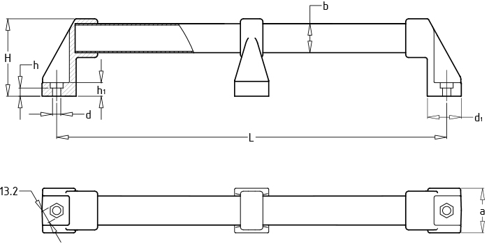 圓形長(zhǎng)拉手