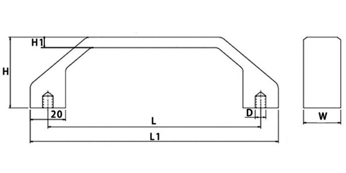 精密鑄造型拉手